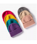 High Quality Customized Promotional Logo Fold Cuff Acrylic Toque Hat Beanie Hat