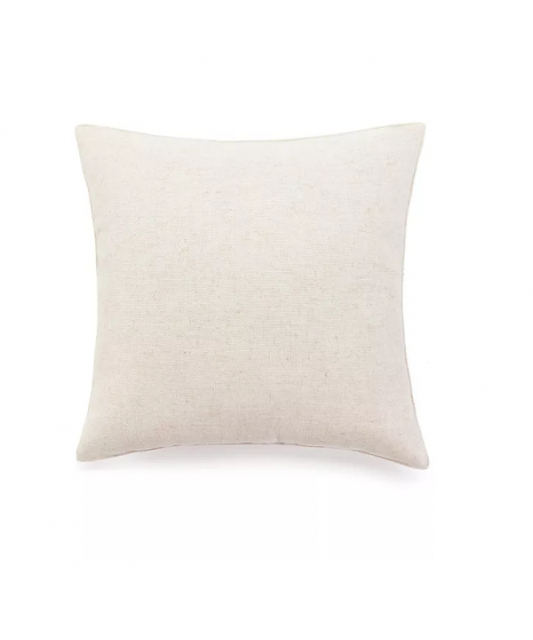 Customized Fashion Woven Square 100% Linen Pillowcase Throw Pillow For Office Bed Sofa