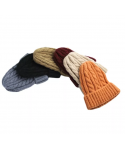 Wholesale Design you Logo Customized Promotional Jacquard Pattern Acrylic Toque Hat Beanie Hat