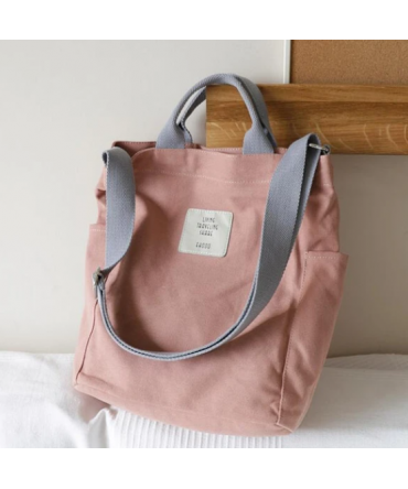 Pastel Aesthetic Canvas Tote Bag